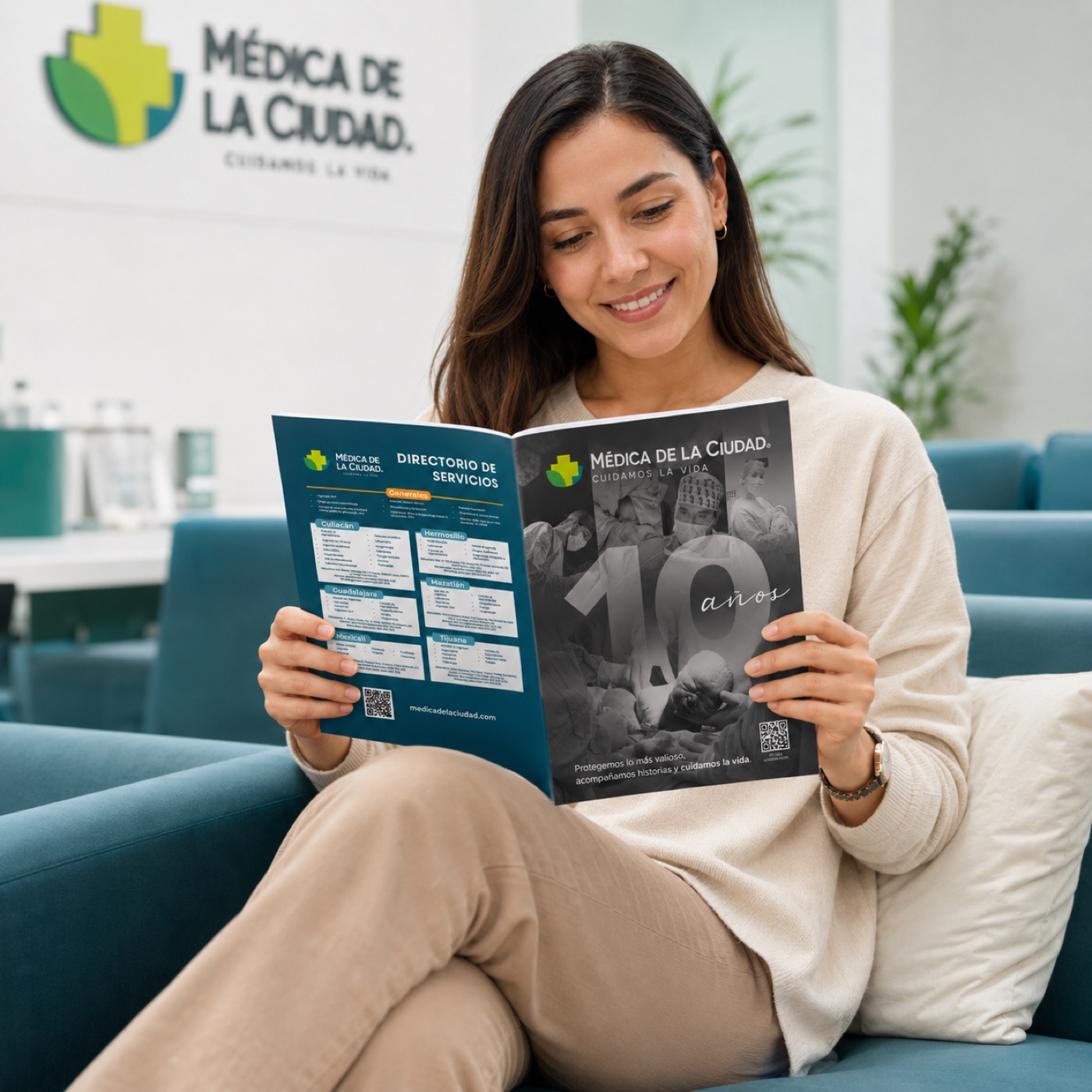 Papelería y diseño editorial para clínica